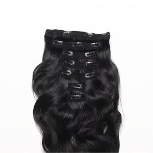 Luxurious Wavy Indian Clip-In Hair Extensions